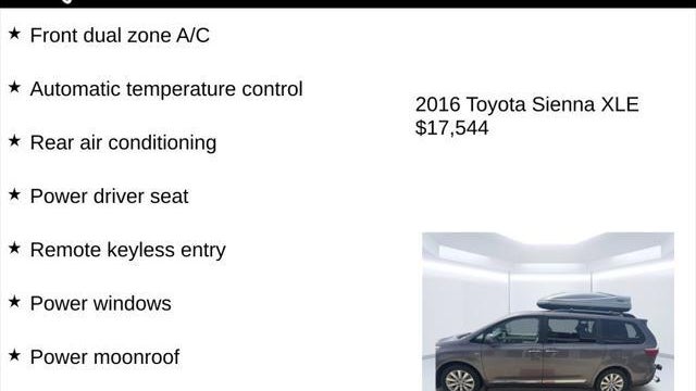 2016 Toyota Sienna XLE 7-Passenger