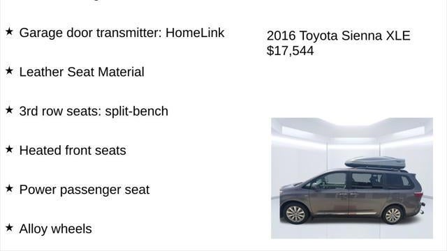 2016 Toyota Sienna XLE 7-Passenger