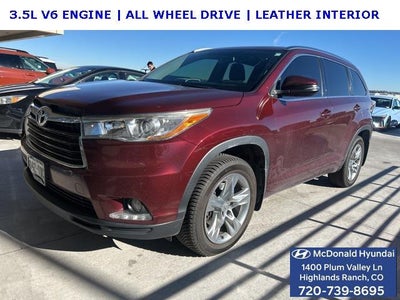 Photo of a 2015 Toyota Highlander AWD Limited 4DR SUV for sale