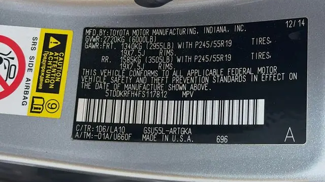 2015 Toyota Highlander Limited