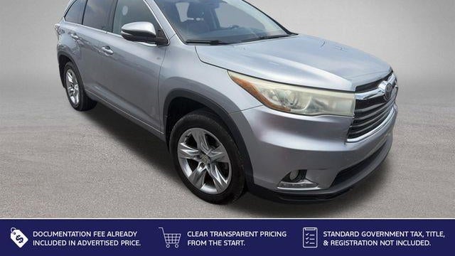 Preowned 2015 Toyota Highlander Limited for Sale