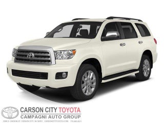 2014 Toyota Sequoia with Blizzard Pearl Exterior