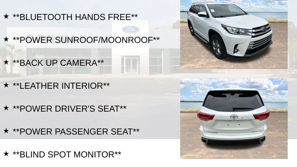2019 Toyota Highlander Limited Platinum