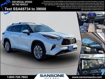 2025 Toyota Highlander Hybrid AWD Platinum 4DR SUV