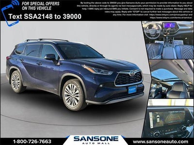 2025 Toyota Highlander Hybrid AWD Platinum 4DR SUV