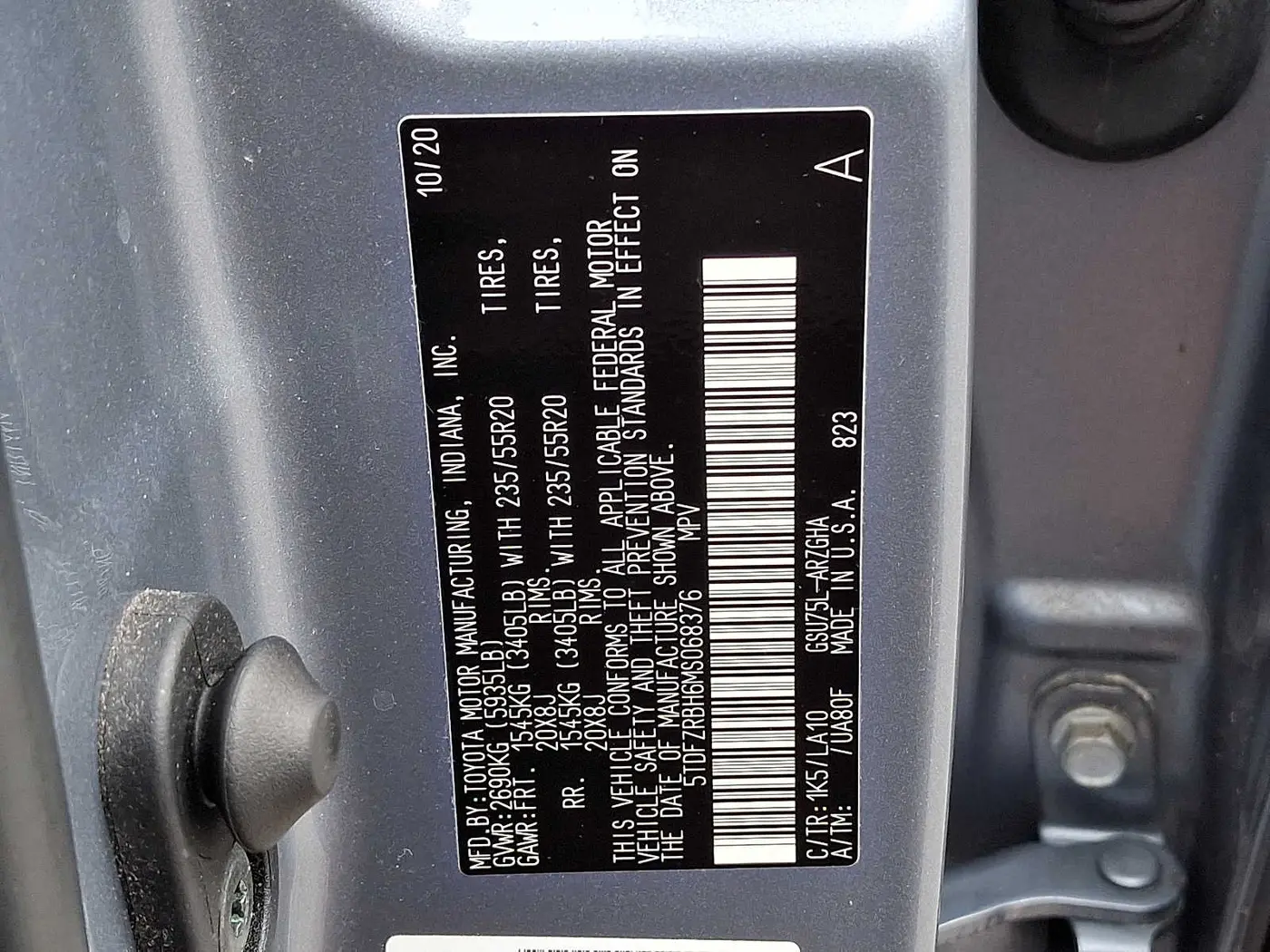 2021 Toyota Highlander - $32,497