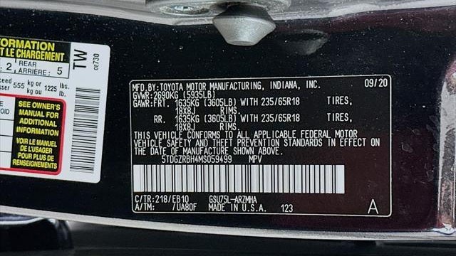 2021 Toyota Highlander XLE
