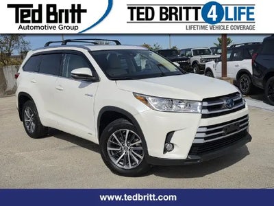 2018 Toyota Highlander Hybrid AWD XLE 4DR SUV