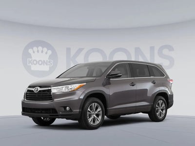 2016 Toyota Highlander AWD XLE 4DR SUV