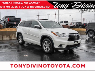 2015 Toyota Highlander AWD XLE 4DR SUV