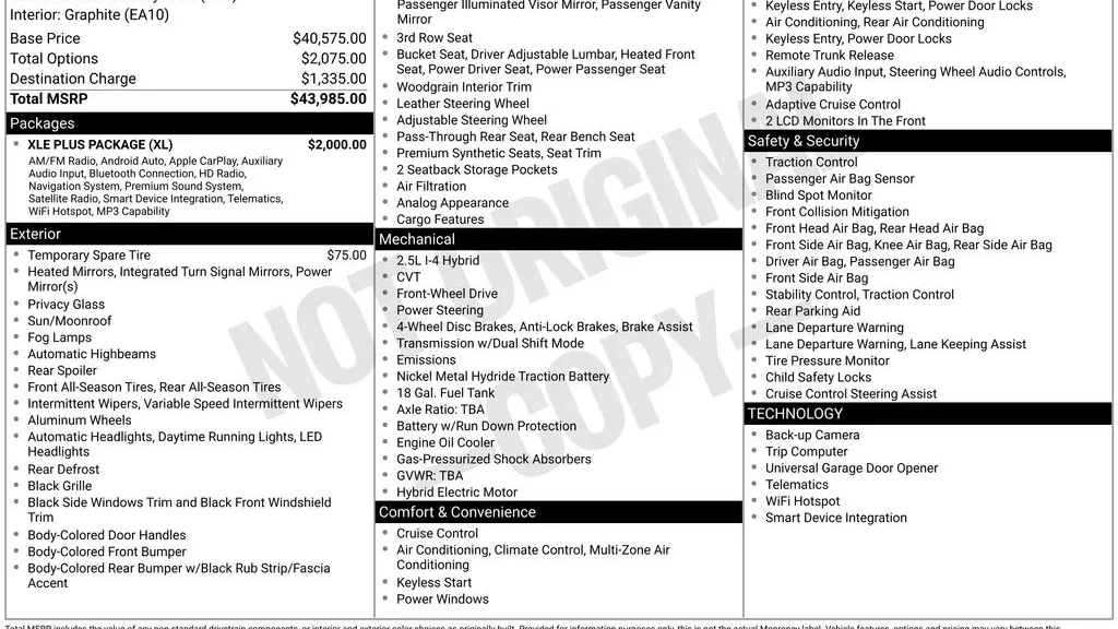2022 Toyota Sienna XLE 8-Passenger