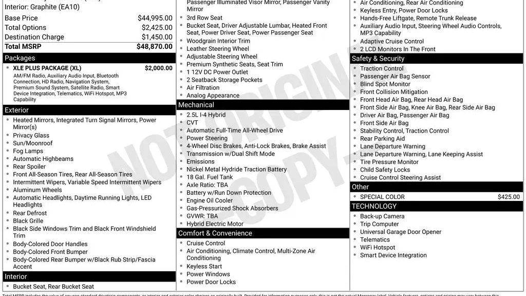 2024 Toyota Sienna XLE 7-Passenger