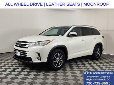 2018 Toyota Highlander AWD XLE 4DR SUV