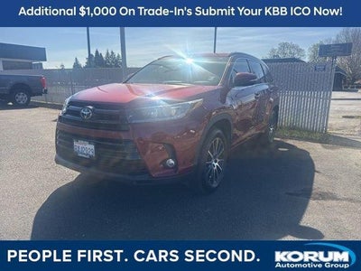 2018 Toyota Highlander AWD SE 4DR SUV