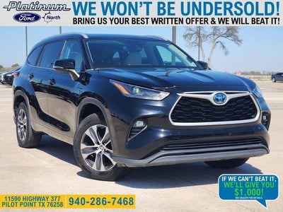 2023 Toyota Highlander Hybrid XLE 4DR SUV