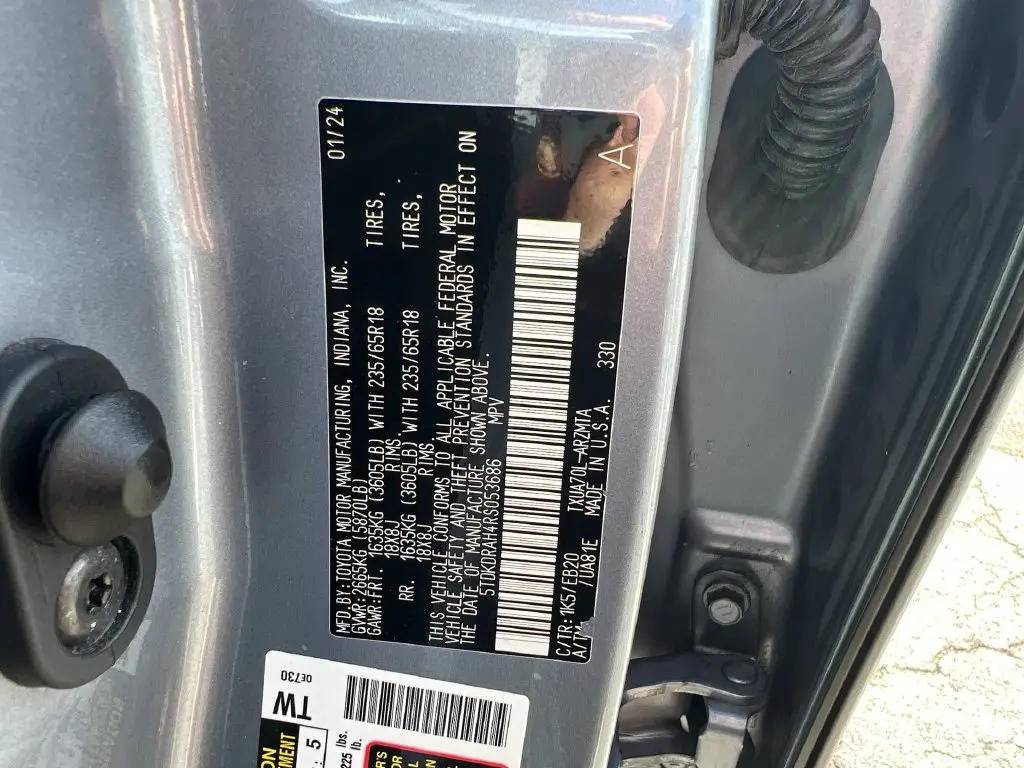 2024 Toyota Highlander - $39,980