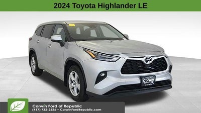 2024 Toyota Highlander AWD LE 4DR SUV