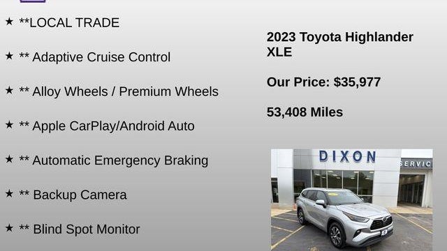 2023 Toyota Highlander LE