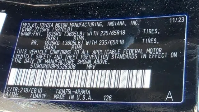 2023 Toyota Highlander XLE