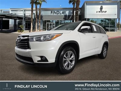 2015 Toyota Highlander XLE 4DR SUV