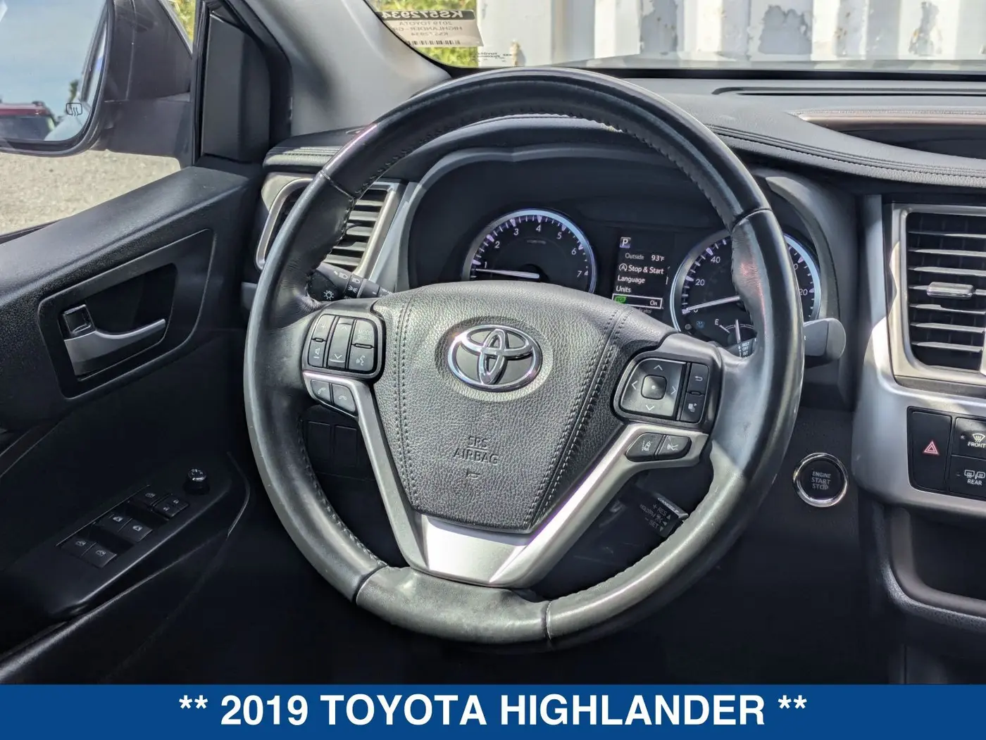 2019 Toyota Highlander - $25,899
