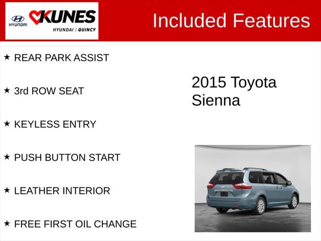 2015 Toyota Sienna - $9,995