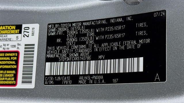 2024 Toyota Sienna XLE 7-Passenger