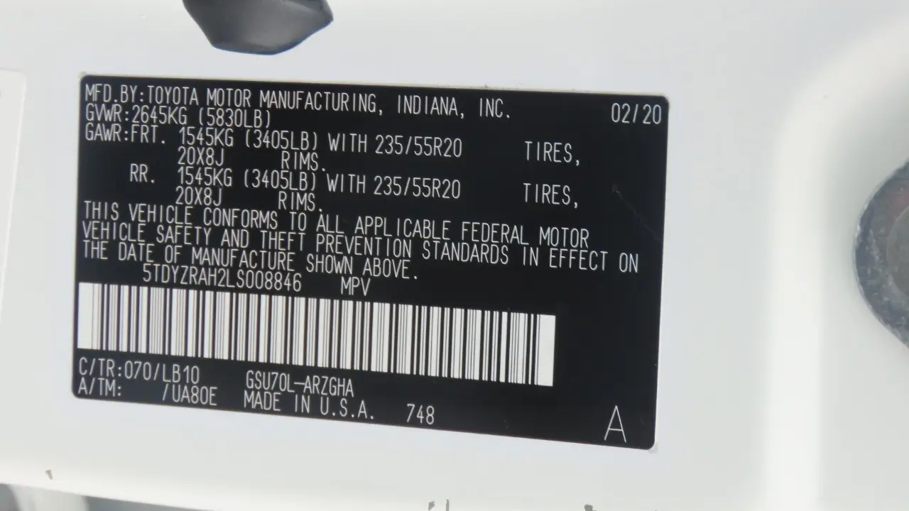 2020 Toyota Highlander Limited
