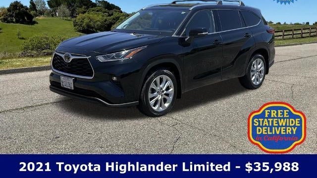 Preowned 2021 Toyota Highlander Limited for Sale