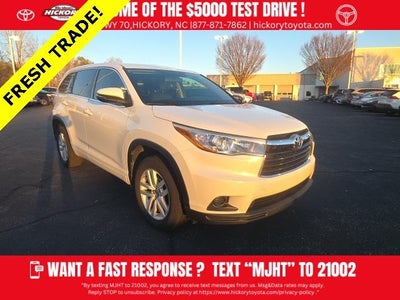 2016 Toyota Highlander LE 4DR SUV (2.7L I4)