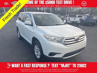 2012 Toyota Highlander Base 4DR SUV