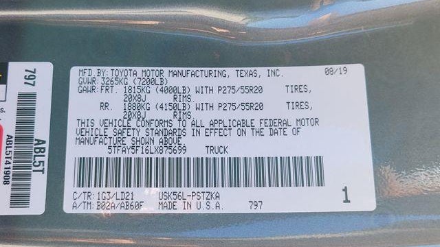2020 Toyota Tundra 1794 Edition