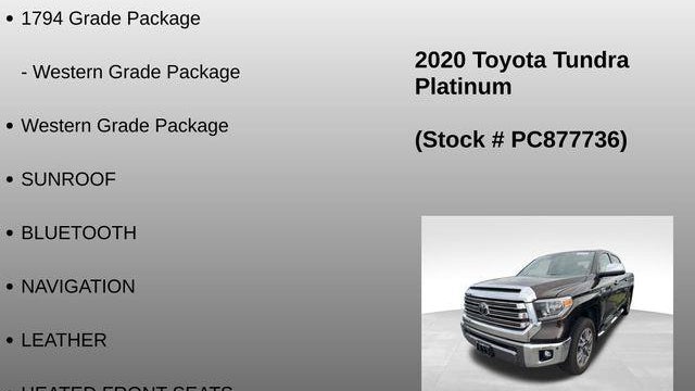 2020 Toyota Tundra 1794 Edition