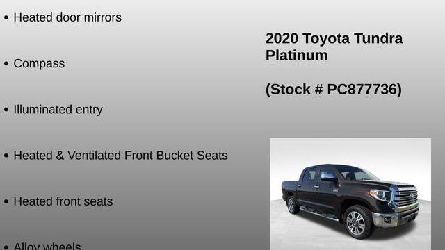 2020 Toyota Tundra 1794 Edition