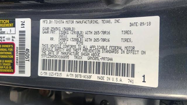 2019 Toyota Tacoma TRD Pro