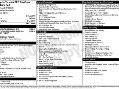 2019 Toyota Tacoma 4X4 TRD Pro 4DR Double Cab 5.0 FT SB 6M