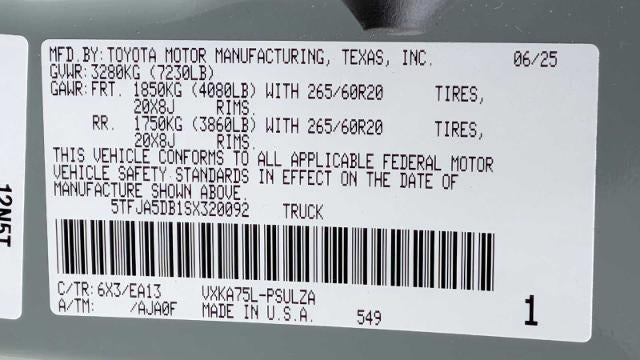 2025 Toyota Tundra Limited