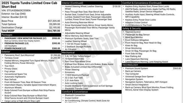 2025 Toyota Tundra Limited