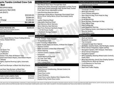 2023 Toyota Tundra 4X4 Limited 4DR Crewmax Cab Pickup LB