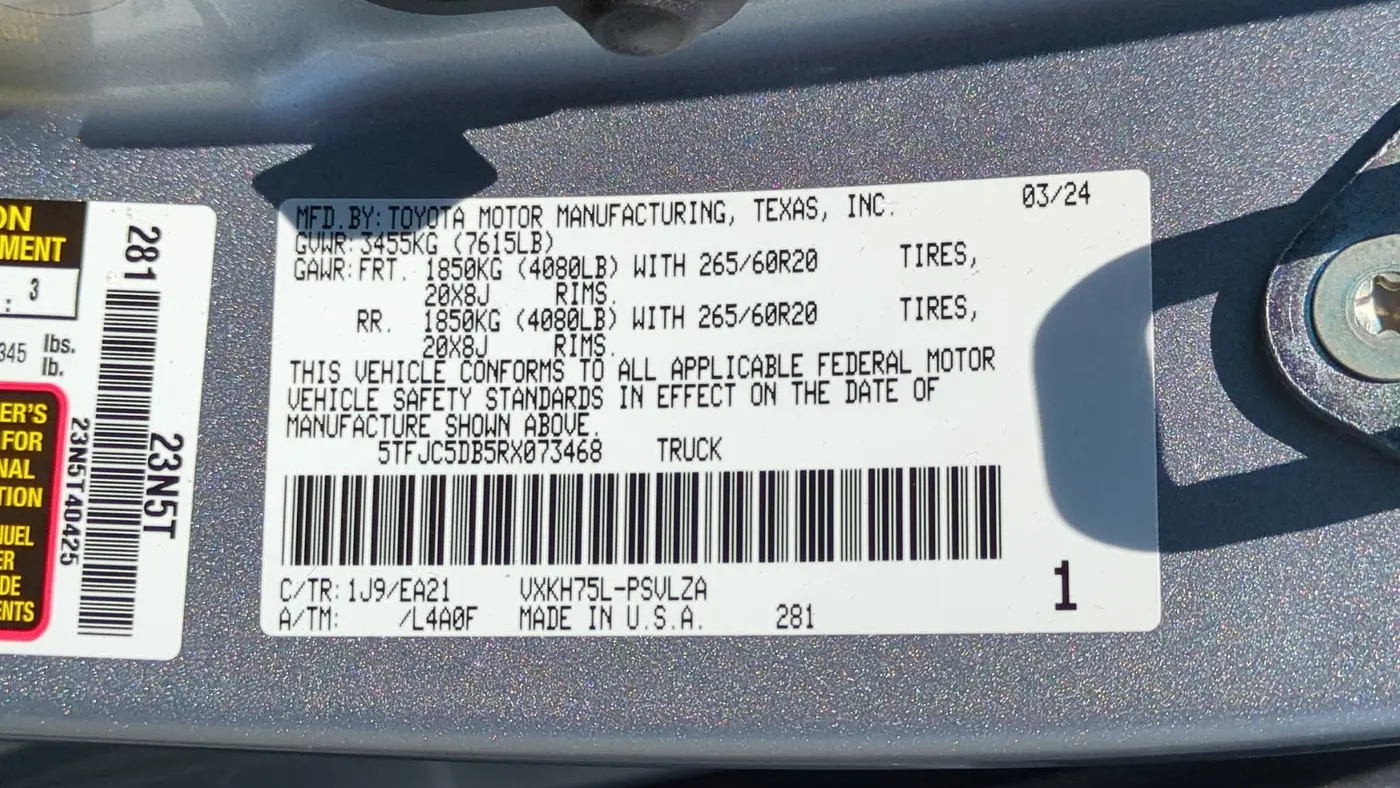 2024 Toyota Tundra Limited HV