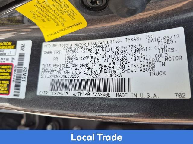 2013 Toyota Tacoma - $23,600