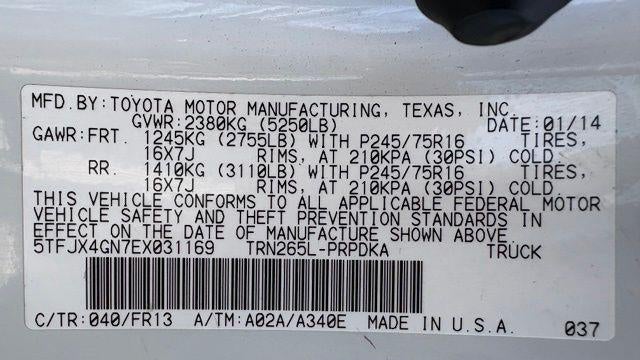 2014 Toyota Tacoma PreRunner