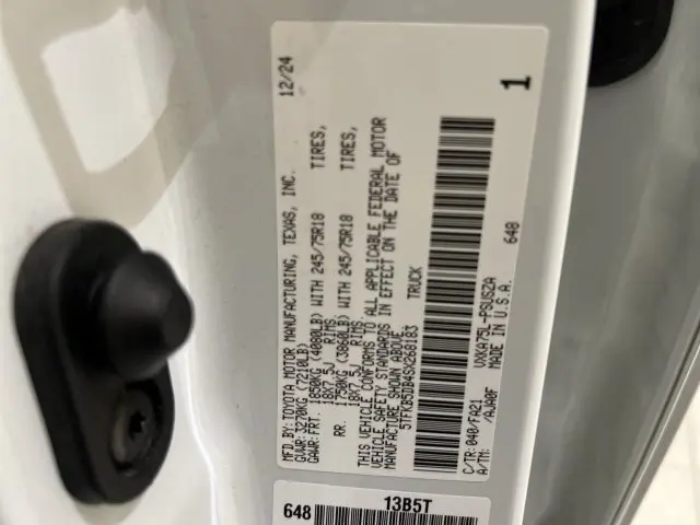 2025 Toyota Tundra - $37,440