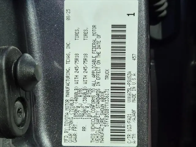 2026 Toyota Tundra - $45,489