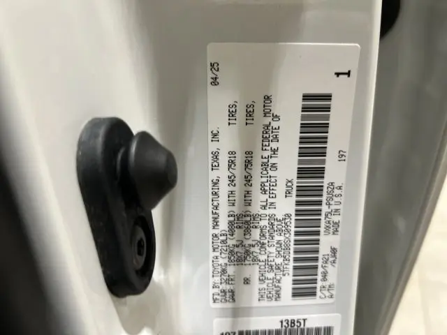 2025 Toyota Tundra - $37,440