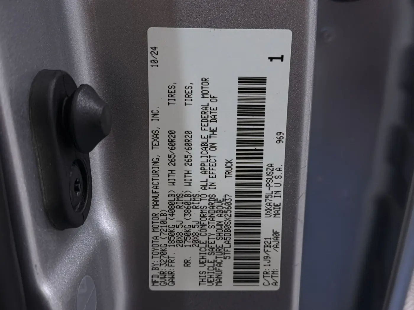 2025 Toyota Tundra - $42,250