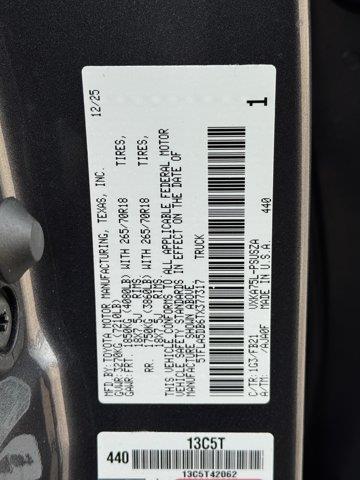 2026 Toyota Tundra - $47,206