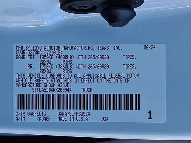 2024 Toyota Tundra - $46,166