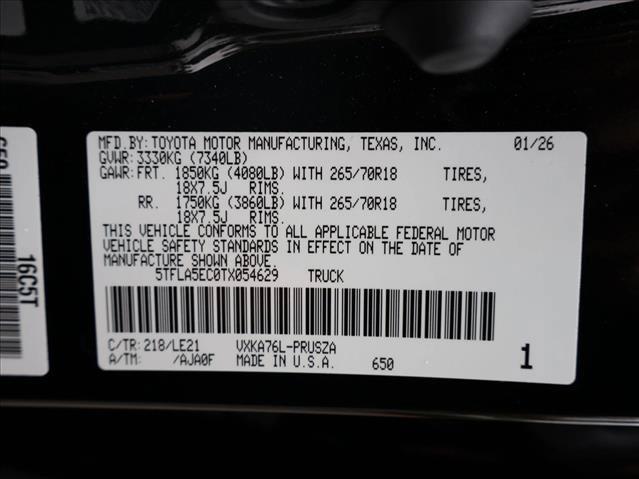 2026 Toyota Tundra - $51,190