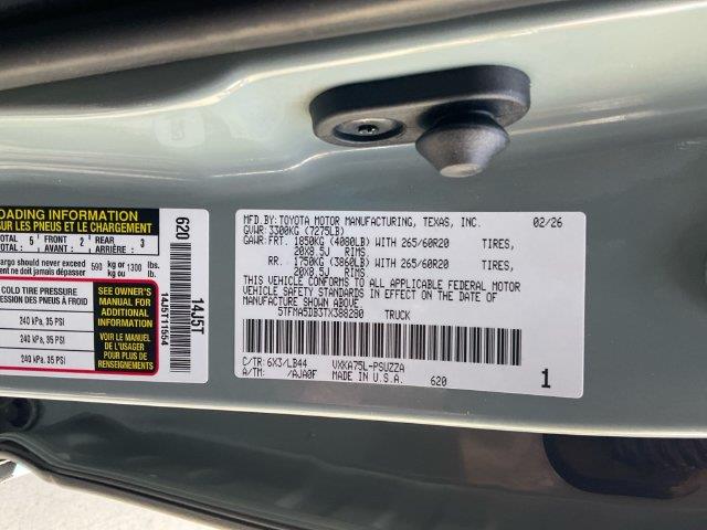 2026 Toyota Tundra - $59,484